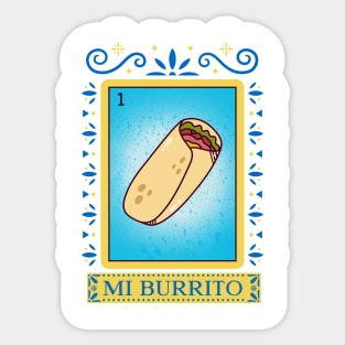 Mi Burrito Sticker